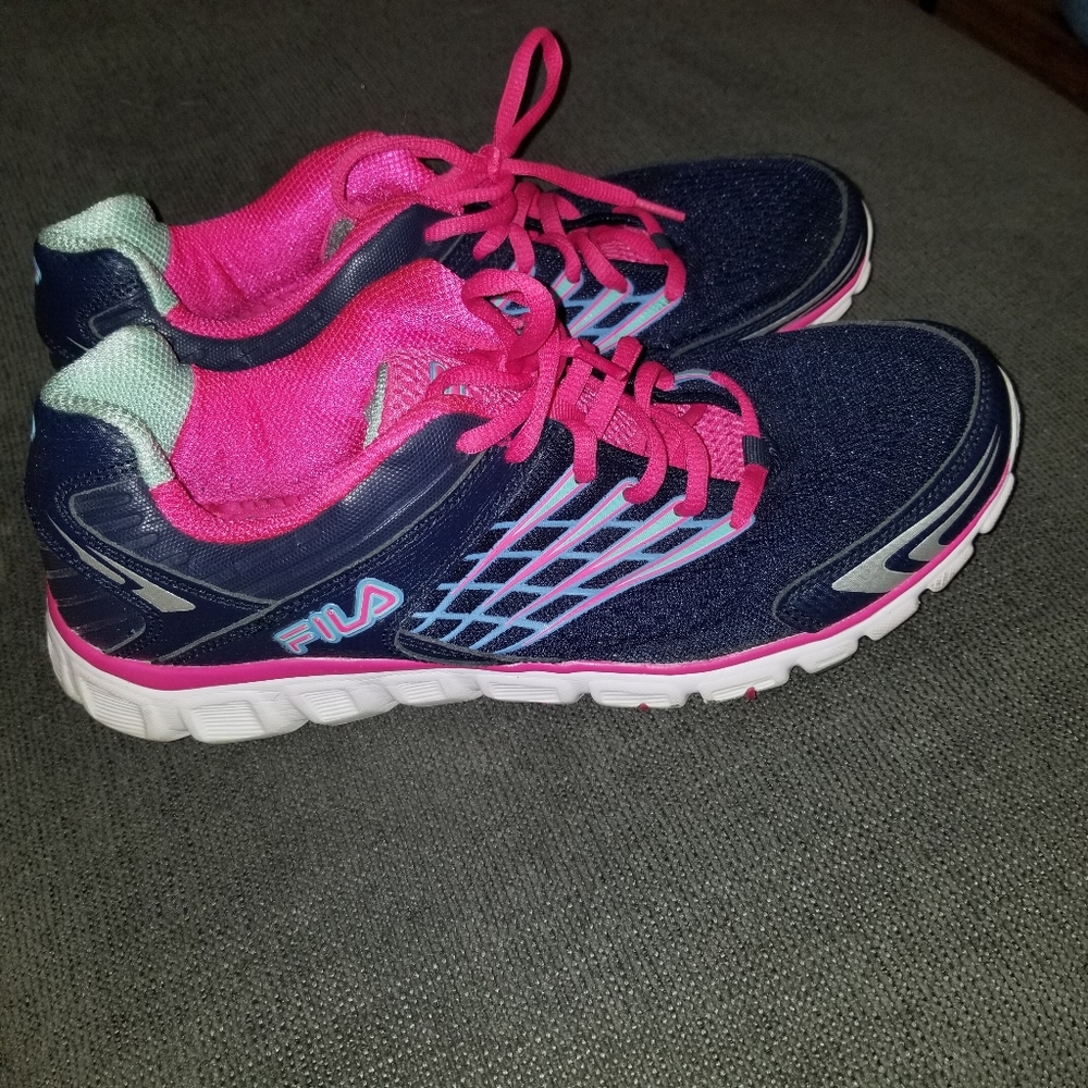 fila womens sneakers Pink Blue Size 10